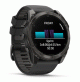 fenix 8 – 51 mm, AMOLED - Sapphire, Carbon grey DLC with Black/pebble grey silicone band - 010-02905-21 - Garmin